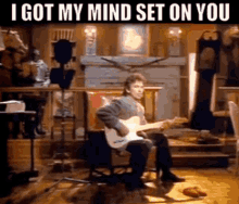 George Harrison Got My Mind Set On You GIF - George Harrison Got My Mind Set On You Beatles GIFs