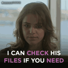 I Can Check His Files If You Need Leah GIF - I Can Check His Files If You Need Leah Diggstown GIFs