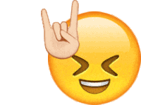 Emoji Rock Sticker - Emoji Rock Laugh Stickers