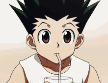 Gon Drink GIF - Gon Drink GIFs