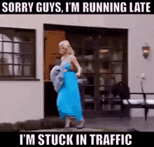 Running Late Stuck In Traffic GIF - Running Late Stuck In Traffic Paris Hilton GIFs
