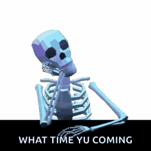 Waiting Skeleton GIF - Waiting Skeleton GIFs