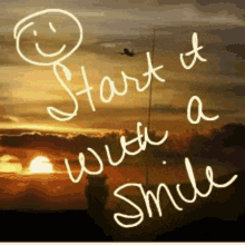 Start It With A Smile Smiley GIF - Start It With A Smile Smiley Sunrise GIFs