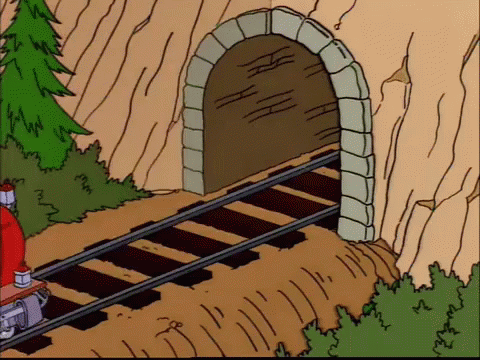Train Tunnel GIF.