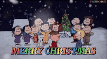 Merry Christmas Charlie Brown GIF - Merry Christmas Charlie Brown Singing GIFs