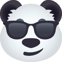 Cool Panda Sticker - Cool Panda Joypixels Stickers