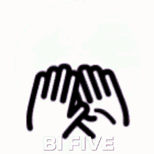Bi Five High Five GIF - Bi Five High Five Pride GIFs