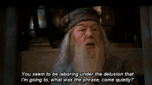 harry potter professor dumbledore dumbledore quiet sorry not sorry