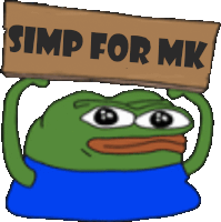 Simp For Mk Sticker - Simp For Mk Stickers