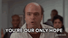 Youre Our Only Hope Pete Hornberger GIF - Youre Our Only Hope Pete Hornberger 30rock GIFs