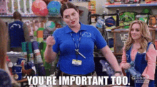 Superstore Dina Fox GIF - Superstore Dina Fox Youre Important Too GIFs