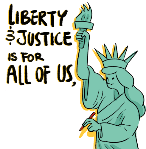 Vrl Liberty And Justice For All Sticker - Vrl Liberty And Justice For All Liberty Stickers