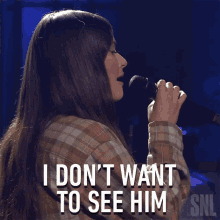 I Dont Want To See Him Kacey Musgraves GIF - I Dont Want To See Him Kacey Musgraves Saturday Night Live GIFs