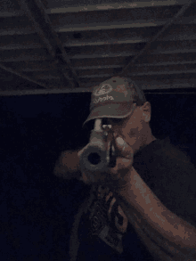 guns rifle aiming shot head