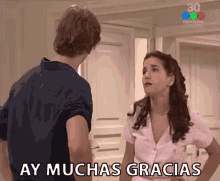 Ay Muchas Gracias Natalia Oreiro GIF - Ay Muchas Gracias Natalia Oreiro Facundo Arana GIFs