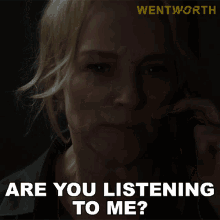 Are You Listening To Me Marie Winter GIF - Are You Listening To Me Marie Winter Wentworth GIFs