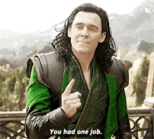 you had one job loki tom hiddleston you had one job loki tom hiddleston