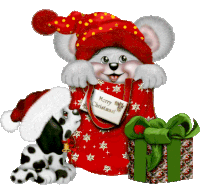 Christmas Dog Sticker - Christmas Dog Cute Stickers