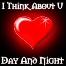 Thinking About You Day And Night GIF - Thinking About You Day And Night Heart GIFs