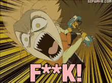 Angry Yelling GIF - Flcl Foolie Coolie Rage GIFs