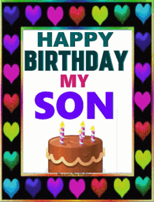 Happy Birthday To My Son Happy Birthday My Son GIF - Happy Birthday To My Son Happy Birthday My Son GIFs