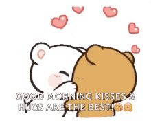 Good Morning Hugs And Kisses Gifs Tenor