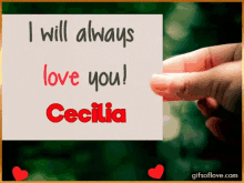 Yes I Will Always Love You GIF - Yes I Will Always Love You Cecilia GIFs