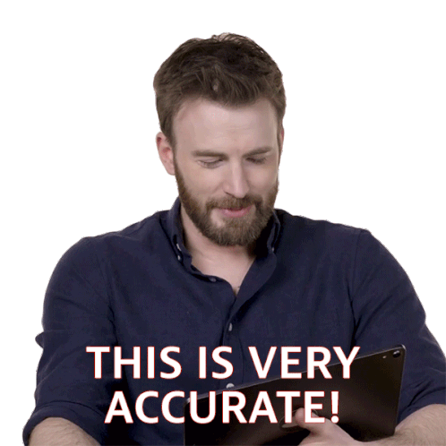 This Is Very Accurate Chris Evans Sticker - This Is Very Accurate Chris Evans Esquire Stickers