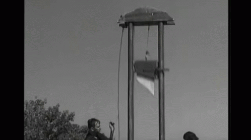 revolution,guillotine,death,execution,penalty,consequences,gif,animated gif,gifs,meme.