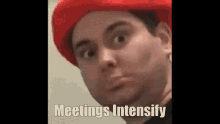 Meetings Intensify Intensifies GIF - Meetings Intensify Intensifies Shaky Cheeks GIFs