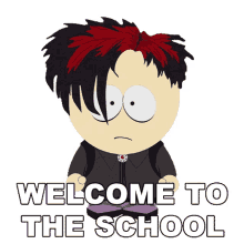 welcome to the school pete thelman south park greetings hello