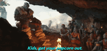 Kids Get Your Popcorn Out Thor Love And Thunder GIF - Kids Get Your Popcorn Out Thor Love And Thunder Korg GIFs