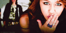Miley Miley Cyrus GIF - Miley Miley Cyrus Blow Kiss GIFs