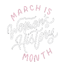 Womens History Month March Sticker - Womens History Month March March Is Womens History Month Stickers