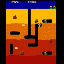 Dig Dug Video Game GIF - Dig Dug Video Game Atari GIFs
