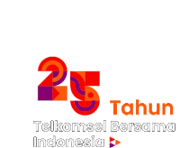 Telkomsel Telkomsel Bersana Indonesia Sticker - Telkomsel Telkomsel Bersana Indonesia Celebrate Stickers