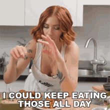 I Could Keep Eating Those All Day Candice Hutchings GIF - I Could Keep Eating Those All Day Candice Hutchings Edgy Veg GIFs