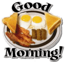 Good Morning Breakfast GIF - Good Morning Breakfast Eggs And Bacon GIFs