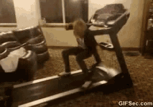 Treadmill Fail GIF - Treadmill Fail Slide GIFs