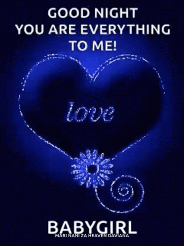 Love Hearts Good Night Gif Love Hearts Good Night You Are Everything To Me Discover Share Gifs