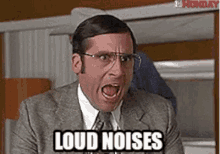 Anchorman Steve Carell GIF - Anchorman Steve Carell Loud Noises GIFs
