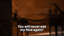 You Will Never See My Face Again Tamera GIF - You Will Never See My Face Again Tamera Running GIFs