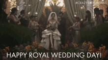 Royal Wedding Happy Royal Wedding Day GIF - Royal Wedding Happy Royal Wedding Day Walk GIFs