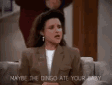 Maybe The Dingo Ate Your Baby Julia Louis Dreyfus GIF - Maybe The Dingo Ate Your Baby Julia Louis Dreyfus GIFs