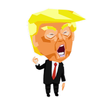 Donald Trump Trump Sticker - Donald Trump Trump President Stickers