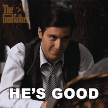 Hes Good Michael Corleone GIF - Hes Good Michael Corleone Al Pacino GIFs