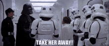 star wars darth vader take her away get her out of here a new hope