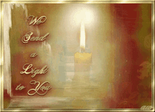Candle We Send A Light To You GIF - Candle We Send A Light To You Light GIFs