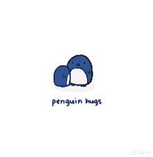 Love Penguin Hug GIF - Love Penguin Hug Heart GIFs