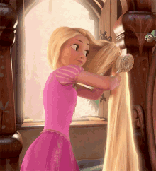 disney princess rapunzel hair brush